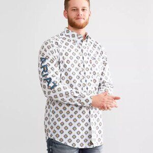 Ariat Men's Team Warner Classic Embroidered Shirt Size Medium